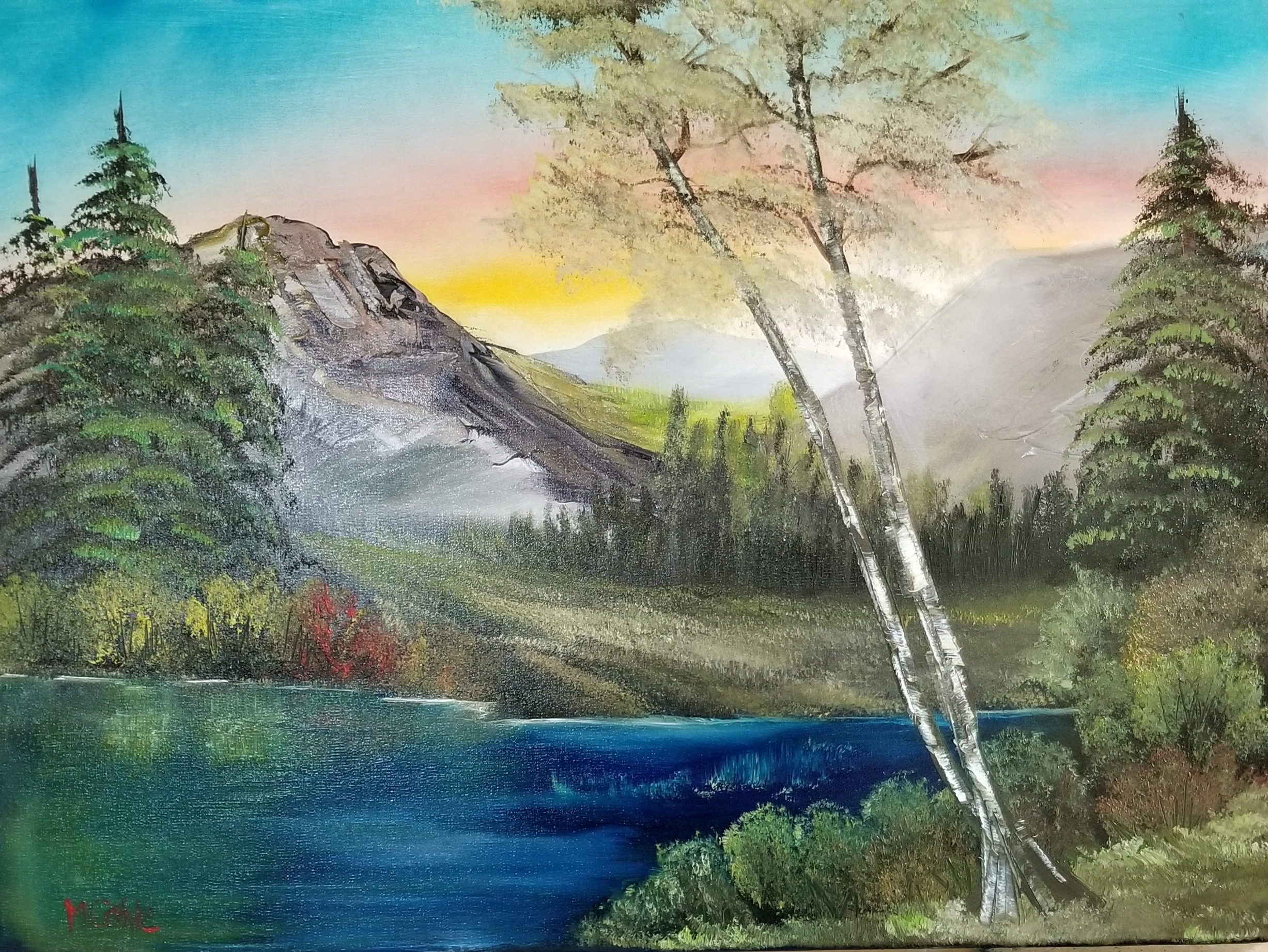 Tripple Mountain Sunset